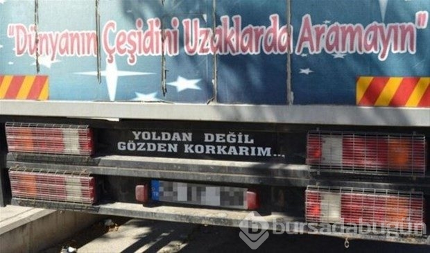 En komik araç yazıları