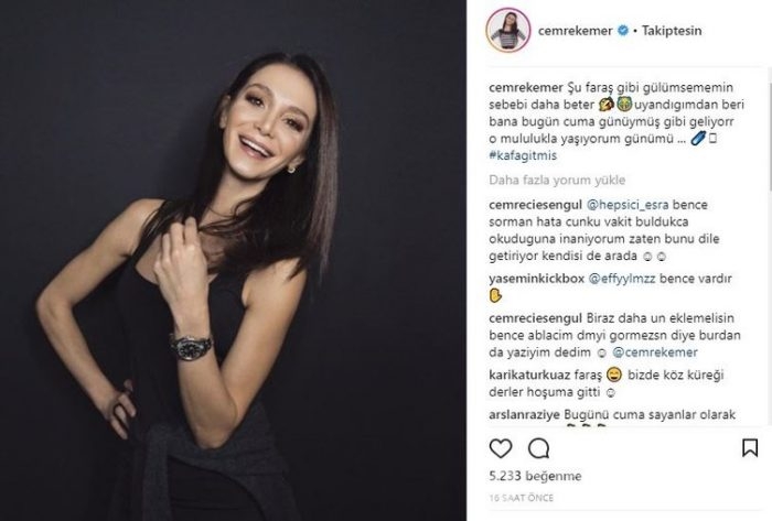 Ünlülerin Instagram paylaşımları (11.04.2018)
