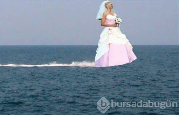 Rusya'dan tuhaf düğün fotoğrafları