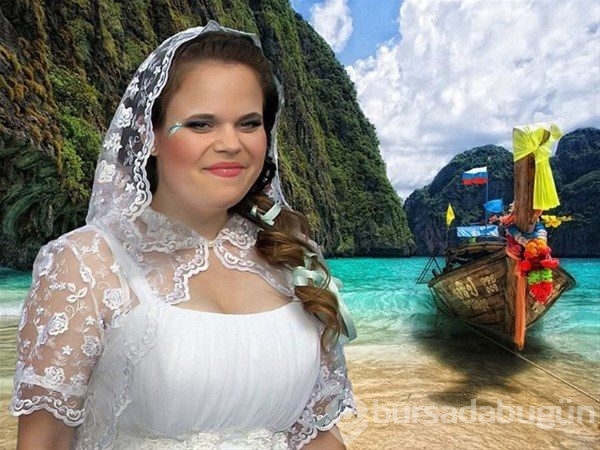 Rusya'dan tuhaf düğün fotoğrafları