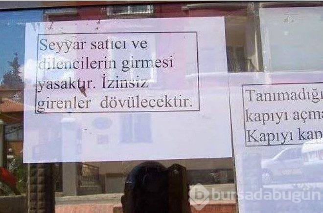 Klişe sorulardan sıkılan insanların önlem için astığı komik tabelalar

