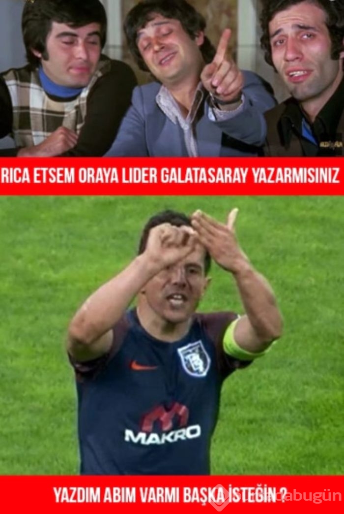 Galatasaray - Başakşehir capsleri ortalığı salladı!