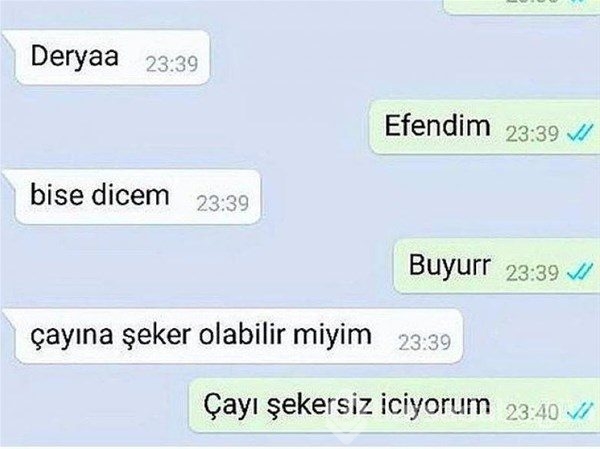 Efsane olmuş whatsapp diyalogları
