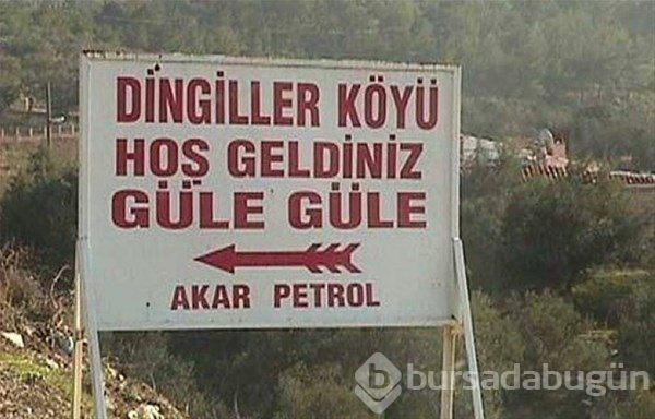 Birbirinden komik köy isimleri
