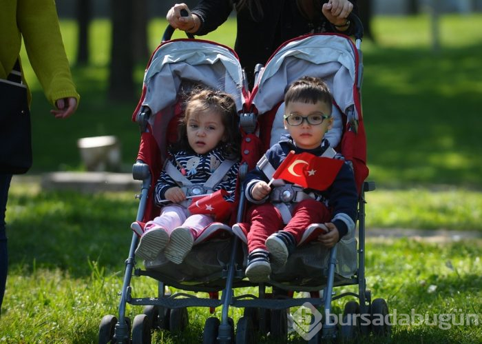 Bursa'da 23 Nisan coşkusu!