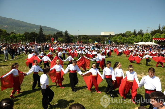 Bursa'da 23 Nisan coşkusu!
