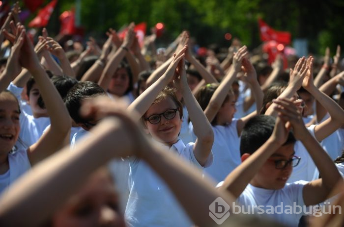 Bursa'da 23 Nisan coşkusu!