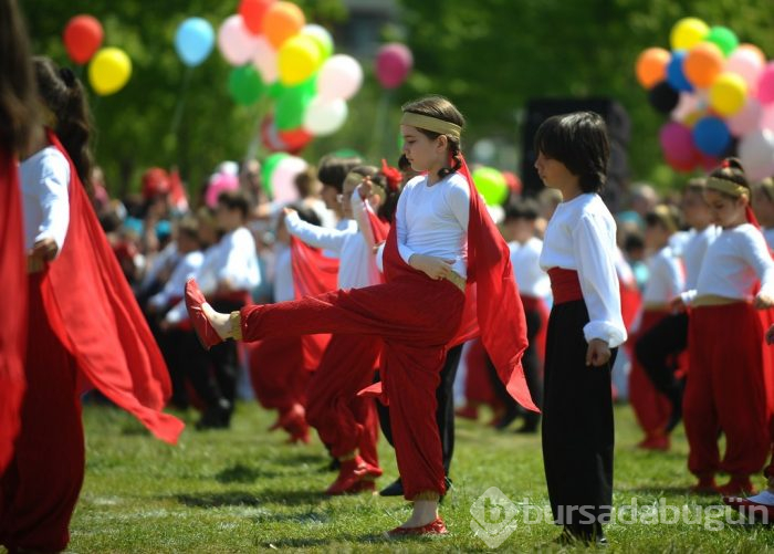 Bursa'da 23 Nisan coşkusu!