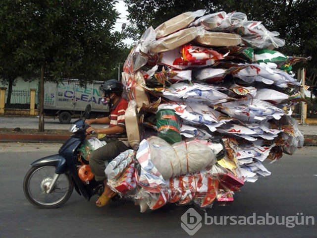 Bir motosikletle neler taşınabilir?