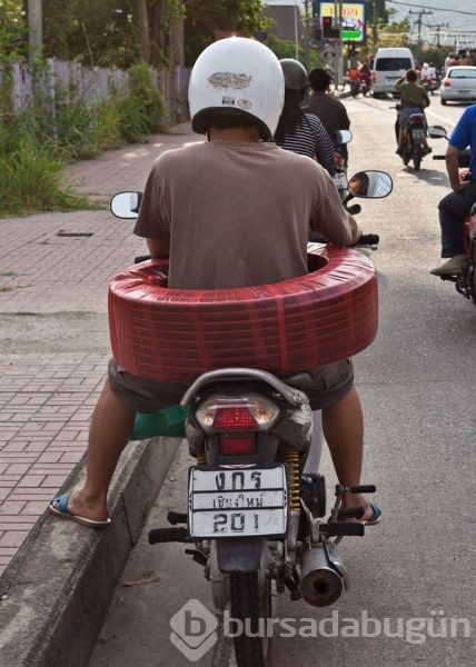 Bir motosikletle neler taşınabilir?
