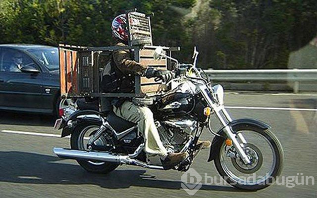 Bir motosikletle neler taşınabilir?