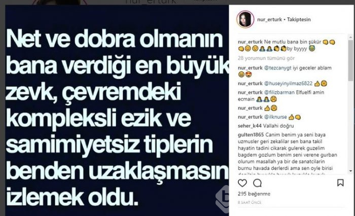 Ünlü isimlerin Instagram paylaşımları