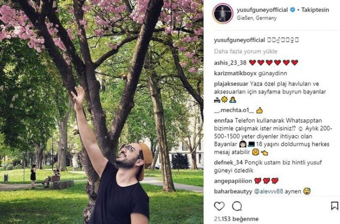Ünlü isimlerin Instagram paylaşımları