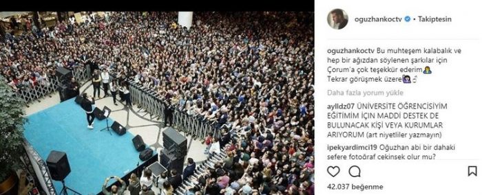 Ünlü isimlerin Instagram paylaşımları