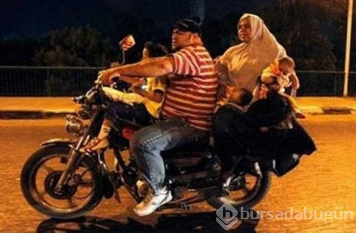 Motosikletle yük taşıyan insanların ilginç görüntüleri!
