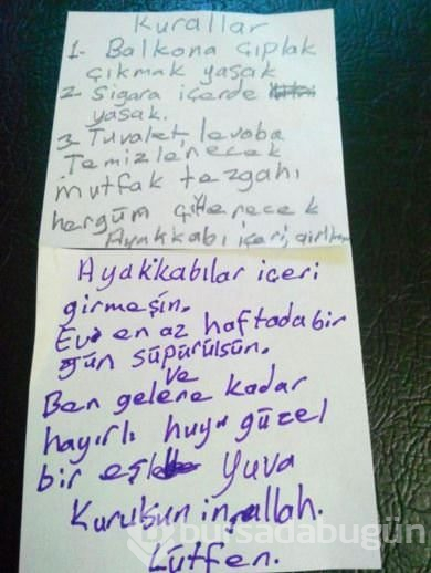 Annelerin çocuklarına bıraktıkları eğlenceli notlar