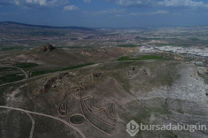 Yaptığı heykeltıraş uzaydan bile görülebiliyor
