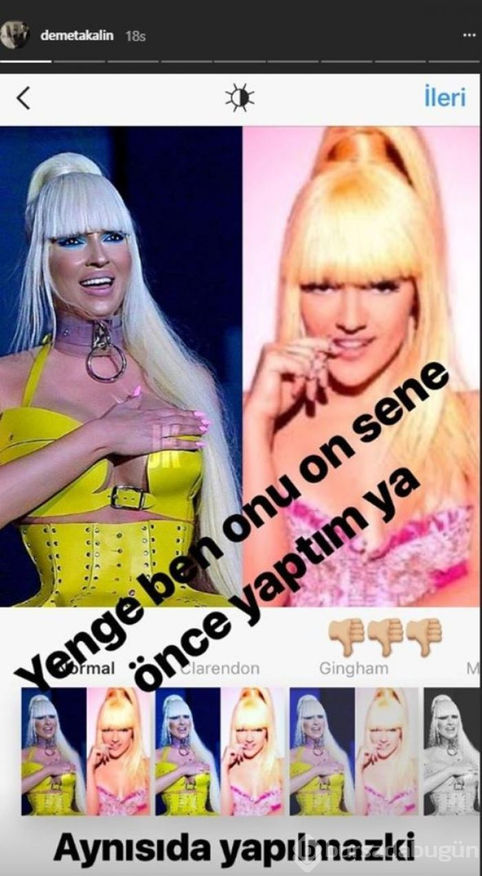 Demet Akalın'dan Jelena'ya gönderme!