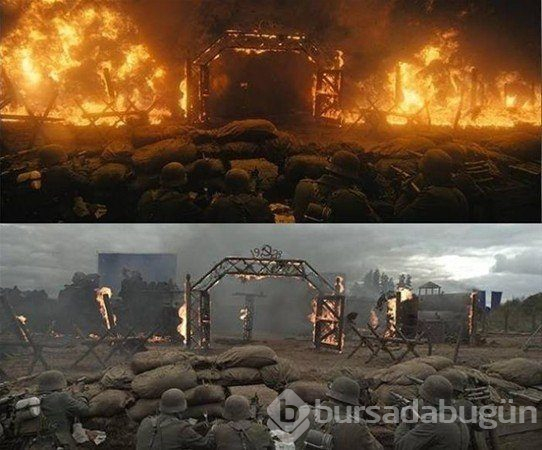 Film sahnelerinin gerçek yüzü