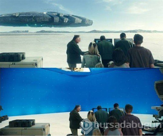 Film sahnelerinin gerçek yüzü