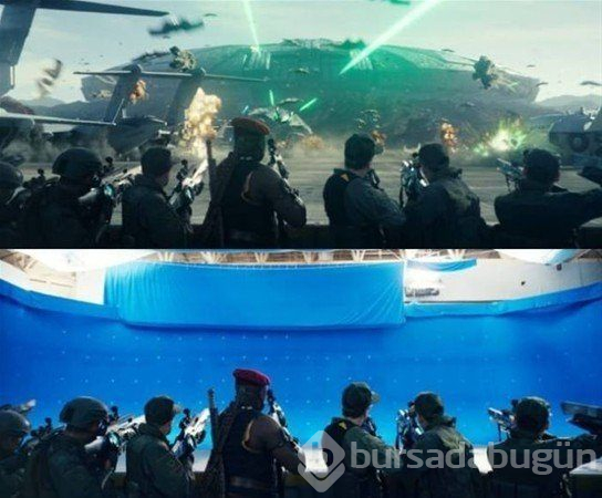 Film sahnelerinin gerçek yüzü