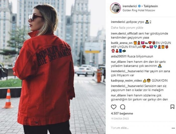 Ünlülerin Instagram paylaşımları (30.04.2018)