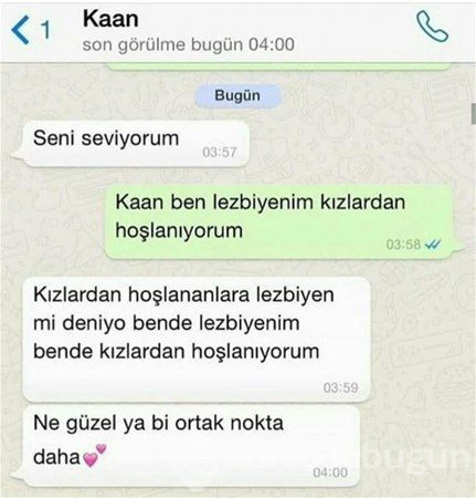 Efsane olmuş whatsapp diyalogları