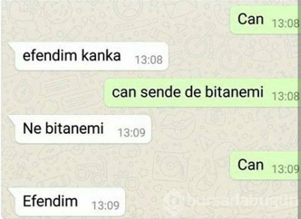 Efsane olmuş whatsapp diyalogları