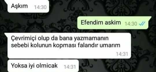 Efsane olmuş whatsapp diyalogları