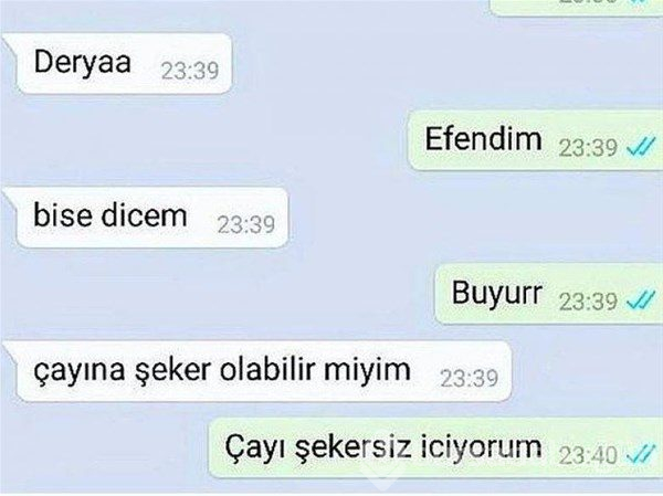 Efsane olmuş whatsapp diyalogları