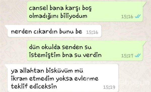 Efsane olmuş whatsapp diyalogları