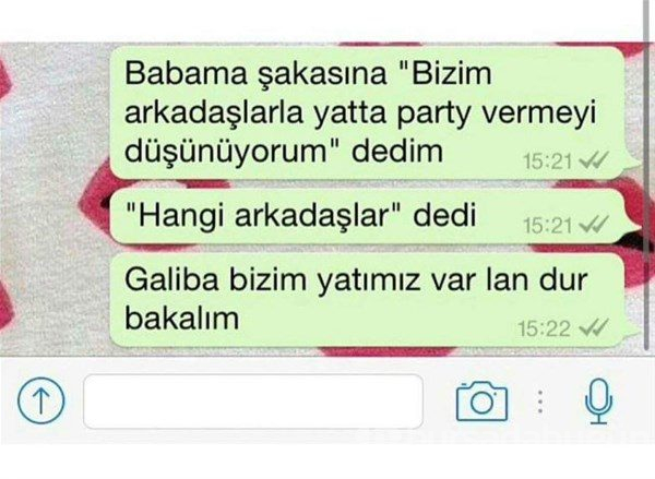 Efsane olmuş whatsapp diyalogları