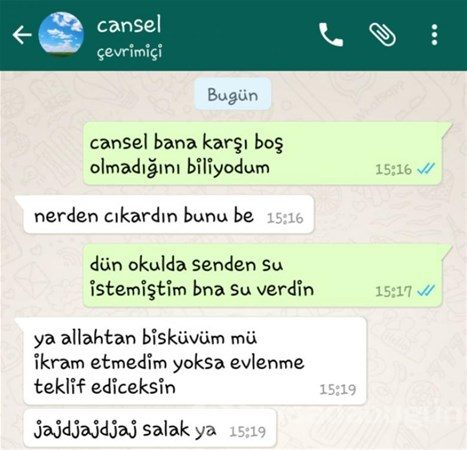 Efsane olmuş whatsapp diyalogları