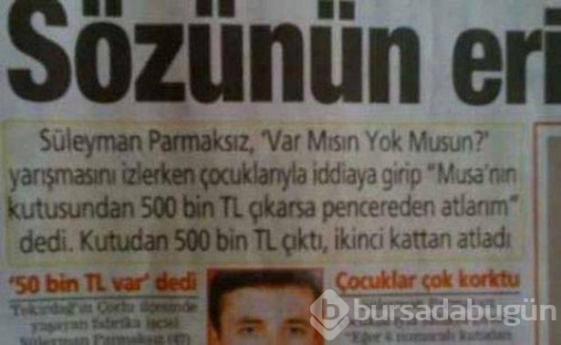 Yurdum insanından ilginç yazılar