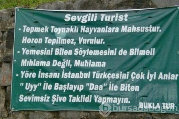 Yurdum insanından ilginç yazılar
