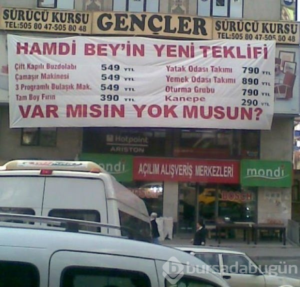 Yurdum insanından ilginç yazılar