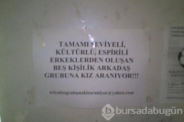 Yurdum insanından ilginç yazılar