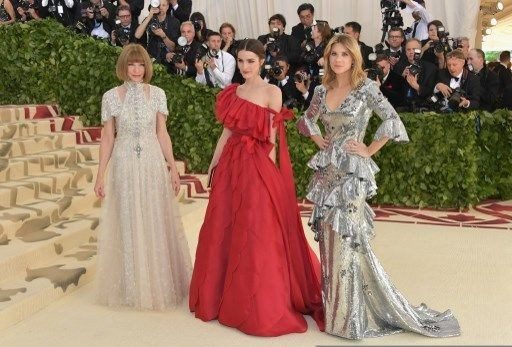 Met Gala 2018'in kırmızı halısında şıklık yarışı