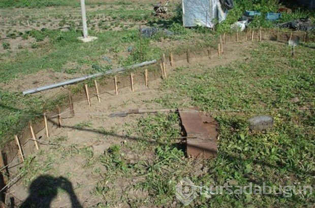 Doğadaki malzemeleri kullanarak akvaryum yaptı