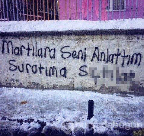 İlginç duvar yazıları