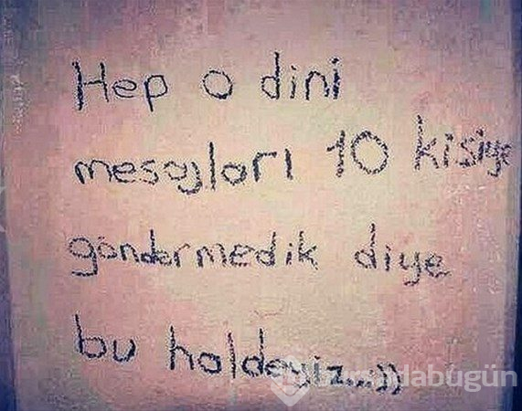 İlginç duvar yazıları