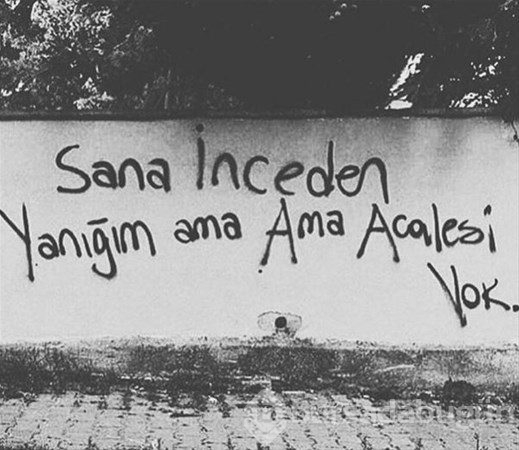 İlginç duvar yazıları