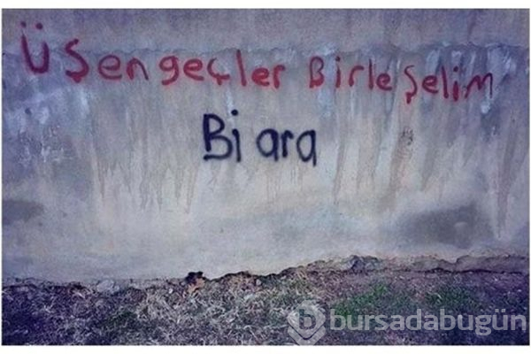 İlginç duvar yazıları