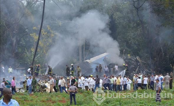 Küba'da Boeing 737 tipi uçak düştü