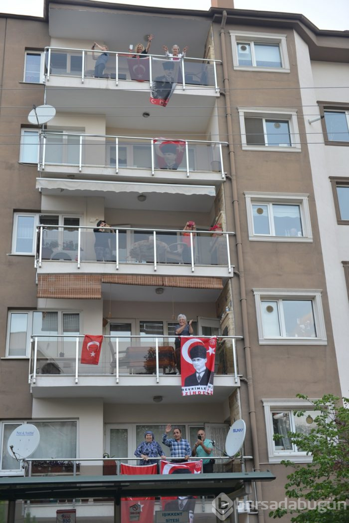 Bursa Nilüfer'de 19 Mayıs coşkusu bambaşkaydı