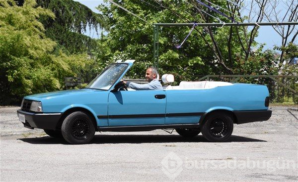 Hurda aracı spor otomobile dönüştürdüler