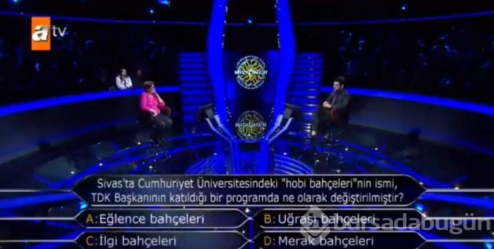 Kim Milyoner Olmak İster'de dikkat çeken sorular