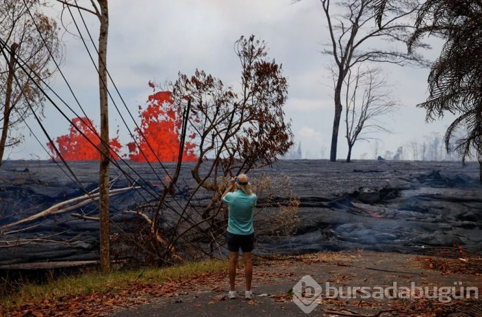 Hawaii'de lavlar santrale ulaştı