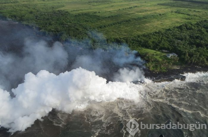 Hawaii'de lavlar santrale ulaştı