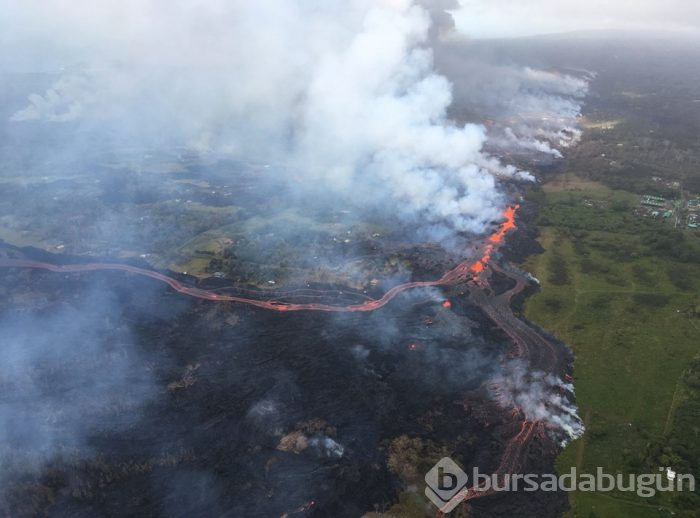 Hawaii'de lavlar santrale ulaştı